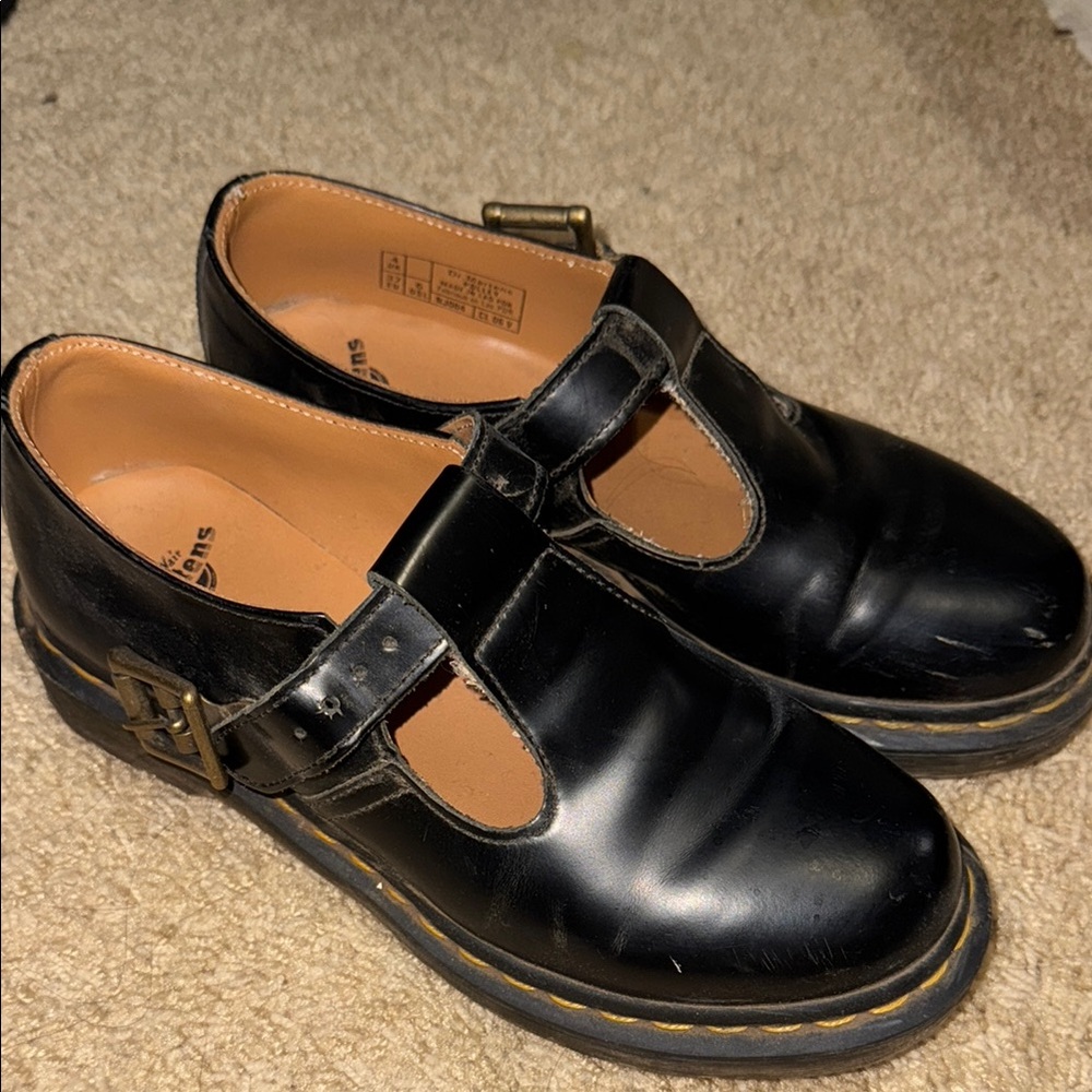 Dr. Martens Black Mary Jane Shoes